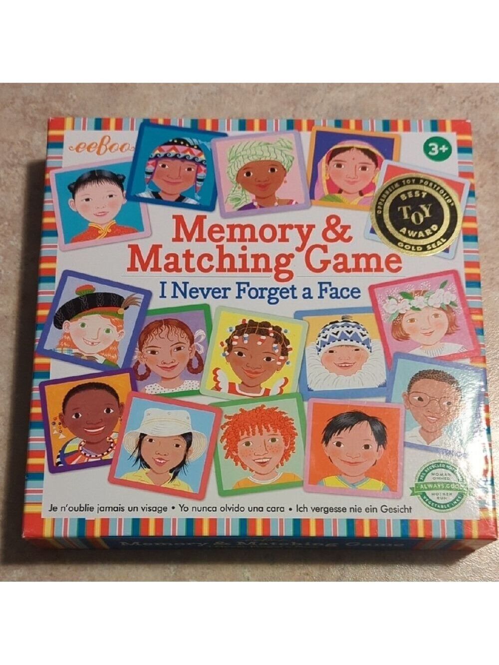 Memory Matching Game Countries Ages 3